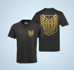 Ataka prie&scaron; Titanus Erenas J&auml;geris AOT Auksinis Herbas Anime Mada Cospaly Bio Vyri&scaron;ki Mar&scaron;kinėliai M