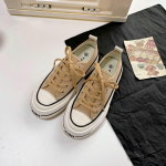 Drobės bateliai moterims Pavasaris Vasara Laisvalaikio Platformos Ėjimui Vulkanizuoti batai Moteri&scaron;ki Madingi Stambūs sportbačiai Zapatos Para Mujer 35