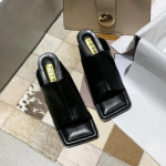 Mados prekės ženklo dizainerio moteri&scaron;kos &scaron;lepetės kvadratiniu priekiu, lauko vasariniai sandalai, &scaron;lepetės, eleganti&scaron;ki auk&scaron;takulniai, suknelės &scaron;lepetės, batai jki98 35