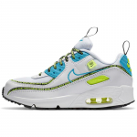 Nike Air Max 90 SE Worldwide Pack Mėlynos Fury Volt GS Sportbačiai CV7665-100 36.5