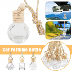 5 vnt. 8/10 ml Skaidrus automobilio oro gaiviklis Kvepalų buteliukas Pakabukas Ornamentas Eterinių aliejų difuzorius Kvapų kabinamas Tu&scaron;čias diamond 8ML