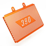 DUKE390 Radiatoriaus apsaugos apsauginio grotelių dangtelis KTM Duke390 2017 2018 Radiatoriaus apsaugos apsauginis dangtelis DUKE oranžinė