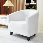 Solid Club Chair Slip Cover Stretch Barrel Kėdės Užvalkalai Spausdinti Vonios Kėdžių Užvalkalai Mink&scaron;tas Spandex Fotelis Sofos Užvalkalas Nuimamas 4pcs