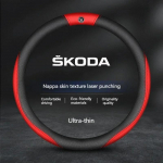 Suitable for Skoda car breathable steering wheel cover Citigo Fabia Kamiq Kodiaq VIRS Superb steering wheel cover accessories O