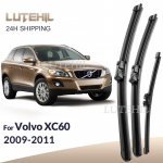 Skirta Volvo XC60 2009-2011 2010 Priekinio ir galinio valytuvų &scaron;luotelės Priekinio stiklo lango &scaron;epetėliai 26 +20 +15 Left hand drive