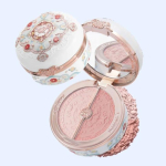 Flower Knows - Drugelių Debesėlių Highlighting & Skaistalų Duo Milteliai - 01 #01 Rouge Snow white