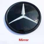 1 vnt. 3D automobilio grotelių emblema Žvaigždės ženklelis Priekinių grotelių logotipas Mercedes Benz W204 W205 W176 W253 W177 GLC GLE GLB-X247 2020-2023