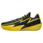 Li Ning Abrasion Resistant Cushioning Abrasion Resistant Cushioning Low top Basketball Shoes Men's Black Yellow ABPV013-2 41