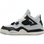 Air Jordan 4 Retro PS FZ8586-070 Premium Retro Vaikams skirti kasdienio stiliaus sportbačiai 29.5 gray