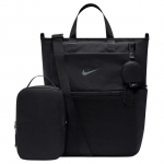 Nike Konvertuojama vystyklų ta&scaron;ė 2.025L Prekės ženklo logotipas Nailoninė rankinė Kuprinė Vidutinio dydžio Unisex krep&scaron;iai Juoda Anglies juoda IB1889-010 Black & Carbon Black