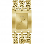 GUESS Sunkiųjų Metalo Aukso Metalo Moteri&scaron;kas Kvarcinis Laikrodis W1274L2 auksas