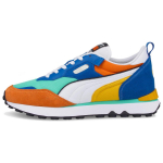 PUMA Future Rider FV Unisex Biscay Green Orange Žemi Laisvalaikio Sportbačiai 387672-01 EU 35.5