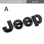 Metalinis automobilio priekinės bagažinės &scaron;oninis ženklelis Jeep markės automobiliams Jeep Wrangler Tj Jk Jl Grand Cherokee Commander Renegade Liberty Compass Patr black
