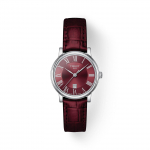 Tissot Odinis Dirželis Bordo Ciferblatas Vyri&scaron;kas Mados Laikrodis T122.210.16.373.00 raudona