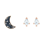 Swarovski Symbolic Mystical Moon Tamsaus Gradiento Symbolica Imituoto Kri&scaron;tolo Auskarai Moteri&scaron;ki auskarai 5494353 Box (Random Color)