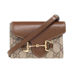 Gucci Horsebit 1955 GG Supreme Mini Rankinė per petį Moterims Kasdieniam Naudojimui Gift Set(Basic Set+Box+Shopping Bag)