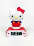 Budzik Z Lampką Led Z Motywem Hello Kitty