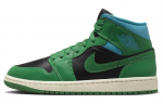 Jordan 1 Mid Lucky Green Aquatone Moteri&scaron;ki BQ6472-033 43