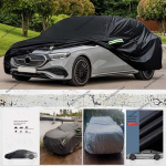 Neper&scaron;lampamos automobilio apsaugos 2006-2025 m. Mercedes Benz E klasės sedano E300 E350 modeliams nuo sniego, lietaus, dulkių, kru&scaron;os silver