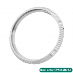 Tissot 1853 PRX Super Players Modifikacijai &Scaron;unies danties žiedas T137407 T137410A T127407A T035627A Plieninio laikrodžio žiedo anga Laikrodžio žiedas white
