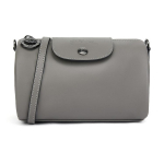 Longchamp Le Pliage Xtra Reguliuojamas Nuimamas Peties Dirželis Užtrauktuko Užsegimas Odinis Cilindrinis Kosmetikos Krep&scaron;ys Mini Moteri&scaron;ki Krep&scaron;iai Pilkas 10255987P55 Basic Set (Bag+Dust Bag)