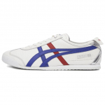 Onitsuka Tiger Mexico 66 Patogūs Universalūs Patvarūs Neslystantys Palaikantys Žemi Laisvalaikio Batai Unisex sportbačiai Balti Mėlyni Raudoni 1183C693-100 38