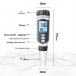 Smart Sensor PH818 pH vandens kokybės matuoklis ra&scaron;iklis Standard