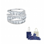Swarovski Twist Wrap žiedas su kristalais 52-Original Brand Box And Bag