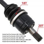 Priekinė a&scaron;is Sąnarys vidinis ir i&scaron;orinis Kardanas Honda Foreman Rancher TRX350 TRX400 42350-HN5-671 42220-HM7-003 4147678-18T