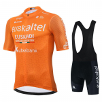2026 TEAM EUSKADI Dviračių Džersio Rinkinys Oranžinis 19D Dviračių &Scaron;ortų Rinkiniai Vyri&scaron;ki Ropa Ciclismo Maillot Culotte Biycling Vir&scaron;us Apačia Kostiumas XXL