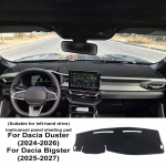 Dacia Duster 3 2024 2025 2026, Dacia Bigster 2025 2026, Apsauga nuo &scaron;viesos, Automobilio prietaisų skydelio danga, Flanelės kilimėlis, Priedai Flannel Mat LHD