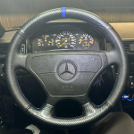 Rankomis siūta neslystanti automobilio vairo apdangalas, skirtas Mercedes Benz E320 W201 W202 W210 W124 W140 C140 1992-2000 m. &bdquo;Pasidaryk pats&ldquo; automobilio interjeras style1 gray