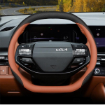 38cm automobilio vairo užvalkalas, Naujam KIA Sportage EV9 Sorento 2026, Oda, automobilio vairo dėklas, automobilio aksesuarai 7 D shape