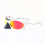 9437Lauko sportiniai akiniai nuo saulės dviračių sportui ir žygiams, unisex, retro stiliaus, atsparūs vėjui, tinkami vairavimui C3White frame red red