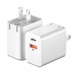 FONKEN PD 20W greitas įkroviklis QC3.0 USB greito įkrovimo ki&scaron;tukas mobiliojo telefono įkrovimas, skirtas iPhone US balta