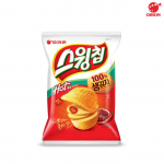 Orion Swing Chips Fried Chili pasta Skonis 124g (5 skirtingi kiekiai) 1