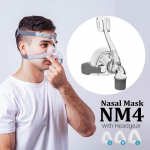 BMC NM4 nosies kaukė CPAP kaukė miego kaukė su galvos apdangalu S/M/L Trijų dydžių, tinka CPAP aparatui prijungti žarną ir nosį 3 size in 1