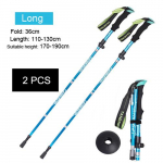 2 vnt / 5 sekcijų lauko sulankstomi žygių lazdos Ne&scaron;iojama pėsčiųjų lazda, skirta &Scaron;iaurės &scaron;alių pagyvenusių žmonių teleskopiniam klubui, kurį lengva įdėti į krep&scaron;į