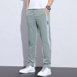 Ice Silk Pants Vyri&scaron;kos vasarinės kelnės Vyri&scaron;kos tendencijos Laisvos tiesios plonos laisvalaikio kelnės Orui pralaidžios sportinės kelnės vyri&scaron;kos M