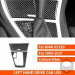 Skirtas BMW X3 E83 2004 2005 2006 2007 2008 2009 2010 Anglies pluo&scaron;to lipdukas Centrinio valdymo pavarų dėžės i&scaron;leidimo angos interjeras automobiliui 15 LHD