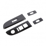Automobilio durelių langų pakėlimo skydelio mygtukų skydelio dangtis, skirtas Jeep Grand Cherokee 2006 2007 2008 2009 2010 salono bagetams Carbon Fiber Grain gray