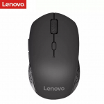 Lenovo Howard belaidė pelė, 2,4 GHz belaidė BT pelė su nano USB imtuvu, ne&scaron;iojama pelė, skirta juoda