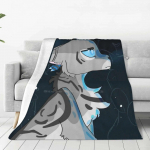 Jayfeather mink&scaron;ta &scaron;ilta antklodė kariai katės Moonpool spiritai akla Jayfeather 75x100cm (30x40inch)
