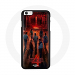 Coque pour Iphone 6 Stranger Things Affiche Equipages Fan Art Saison 4