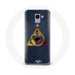 Coque pour Samsung Galaxy A6 2018 Game of Thrones Saison 8 Le Tr&ocirc;ne de Fer Triangle Logo Baratheon L