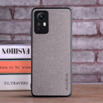 Dėklas Xiaomi Redmi Note 12S coque Prabangios tekstilės Odinis mink&scaron;tas dangtelis funda for redmi note 12s dėklas capa Redmi Note 12S juoda