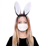 Velykų suaugusiųjų vaikų plaukų juosta Triu&scaron;io ausų galvos juosta Plaukų juosta Plaukų priedai One Size juoda