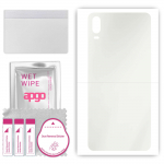 apgo MATTE Protective Skin Sticker for the back compatible with TCL A2X, Wrap Film, Hydrogel Film, Flexible, Soft TPU with positioning layer easy inst