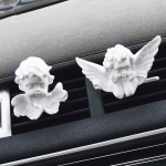 Automobilis Aromaterapija Gipsas Kvepalai Angel Wings Automobilių Oro I&scaron;leidimo anga Kvapas Akmuo Eleganti&scaron;kas Ilgalaikis Automobilio Vidaus Dekoravimo Prekės Papuo&scaron;alai Blue Bell Scent balta