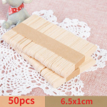 &bdquo;Art Creative&ldquo; 50 vnt. &bdquo;Pasidaryk pats&ldquo; mediniai pagaliukai Rankų darbo gaminiai ledų lazdelės Spalvingas lavinantis žaislas vaikui Rankų darbo medžiaga Dovana vaikui